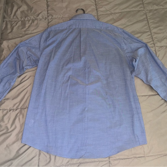 Men’s Dress Shirt- Blue - 15 1/5 x 33-34 Van Heusen Regular Fit Stretch - Picture 5 of 6